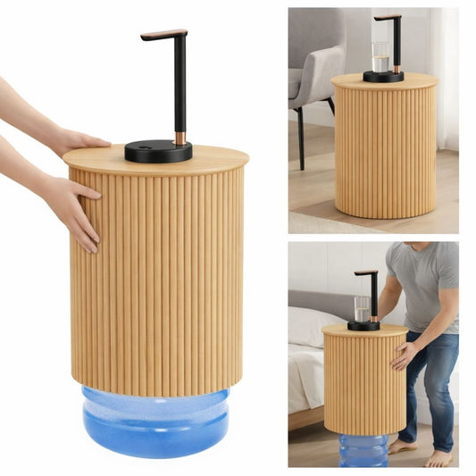 Nature Round Water Jug Table with Adjustable Head Design Desktop Water Dispenser Pump