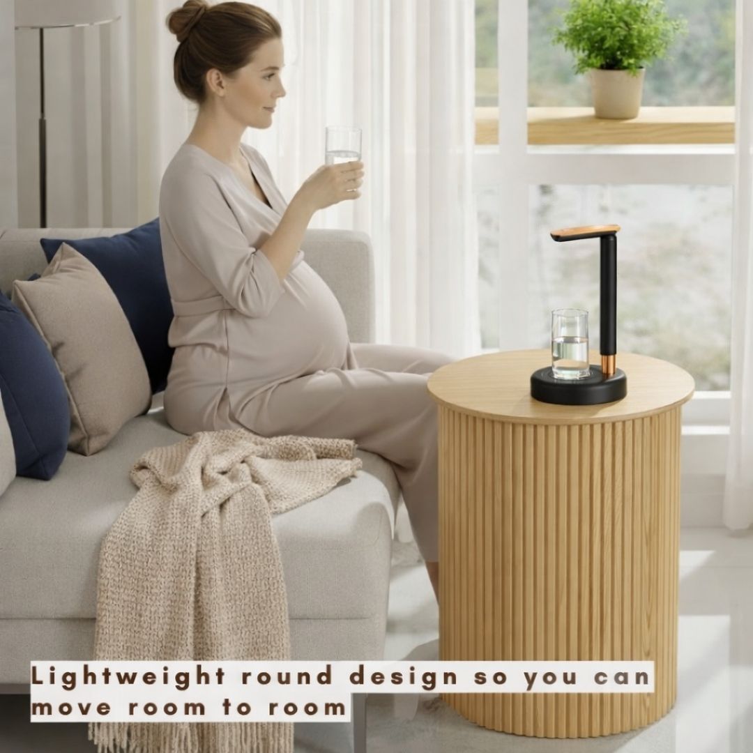 Nature Round Water Jug Table with Adjustable Head Design Desktop Water Dispenser Pump