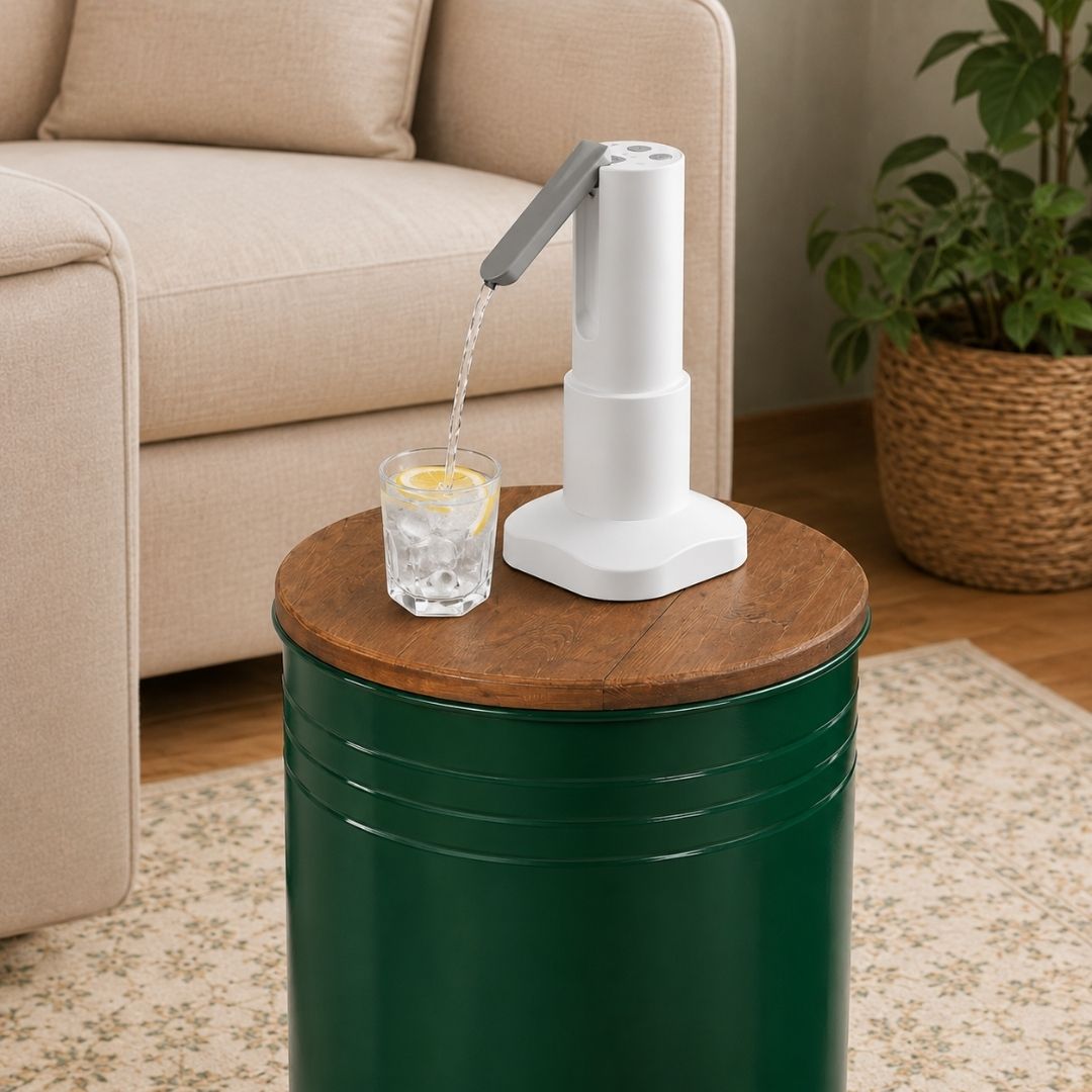 Folding Electric Water Pump 3.7W 5V ABS Housing Household Bottled Mineral Water Automatic Wireless Dual-Use Pressurized Bucket