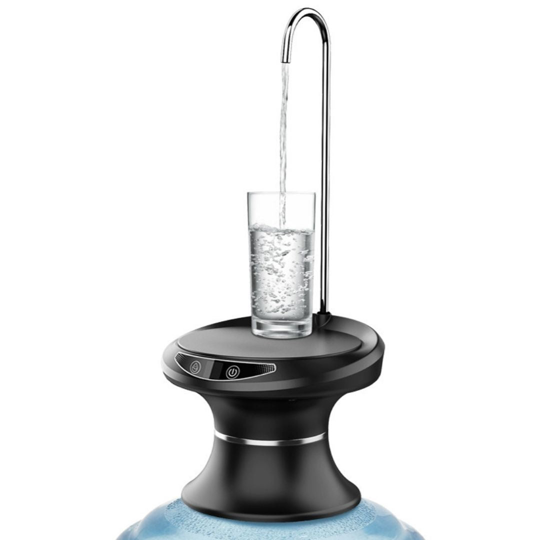 Drinking Water Dispenser Pump, Automatic Electric Drinking Water Bottle Pump for 1-6 Gallon Water Jugs, USB Rechargeable with Switch Control, Stable and Portable for Home, Kitchen, Office, Camping