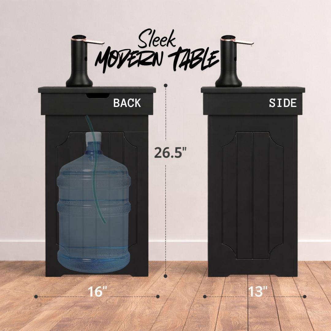 Kitchen Water Bottle Cover Cabinet, Water Jug Cabinet, Wooden Water Cover, Kitchen Water Bottle Organizer, Can Rack - Fits All Bottles